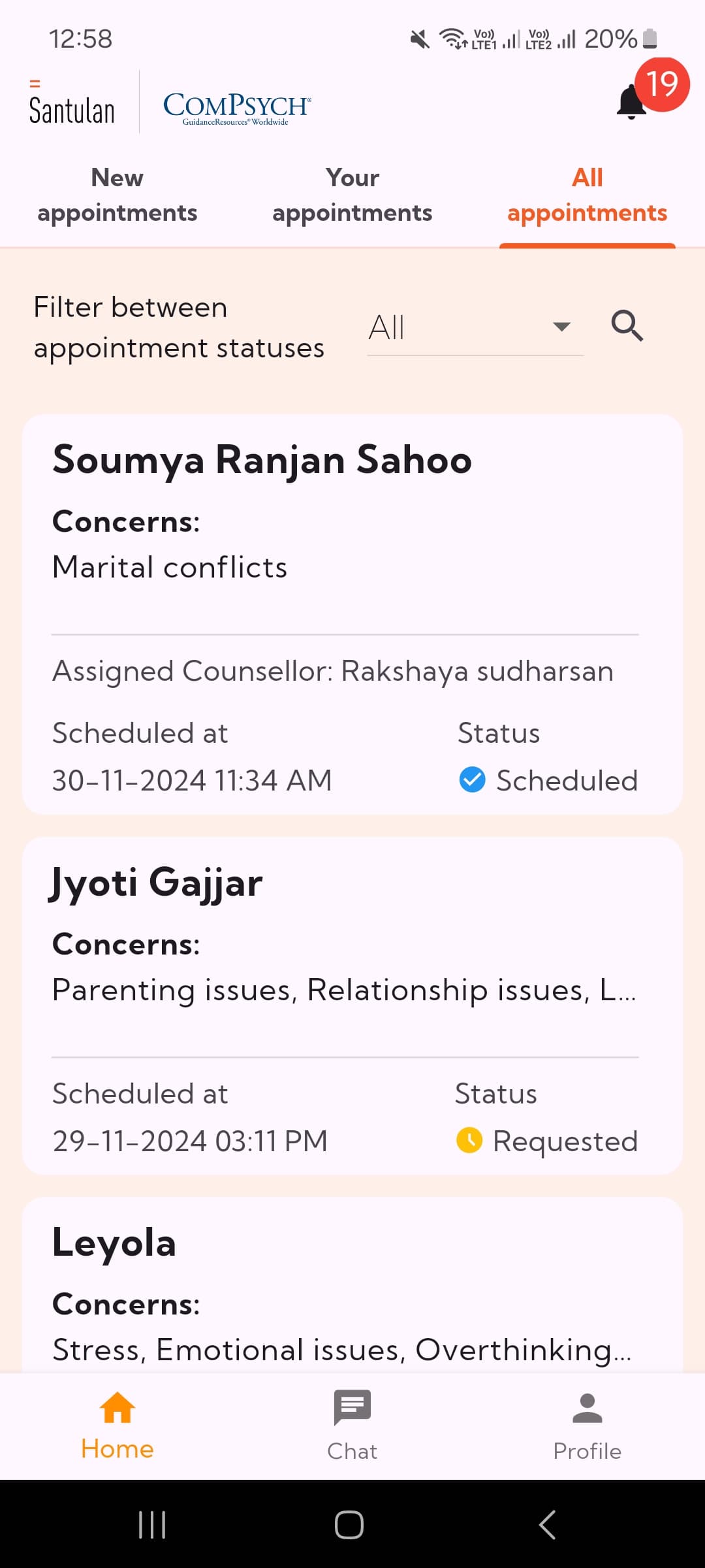Appointment Segregation for Core Team