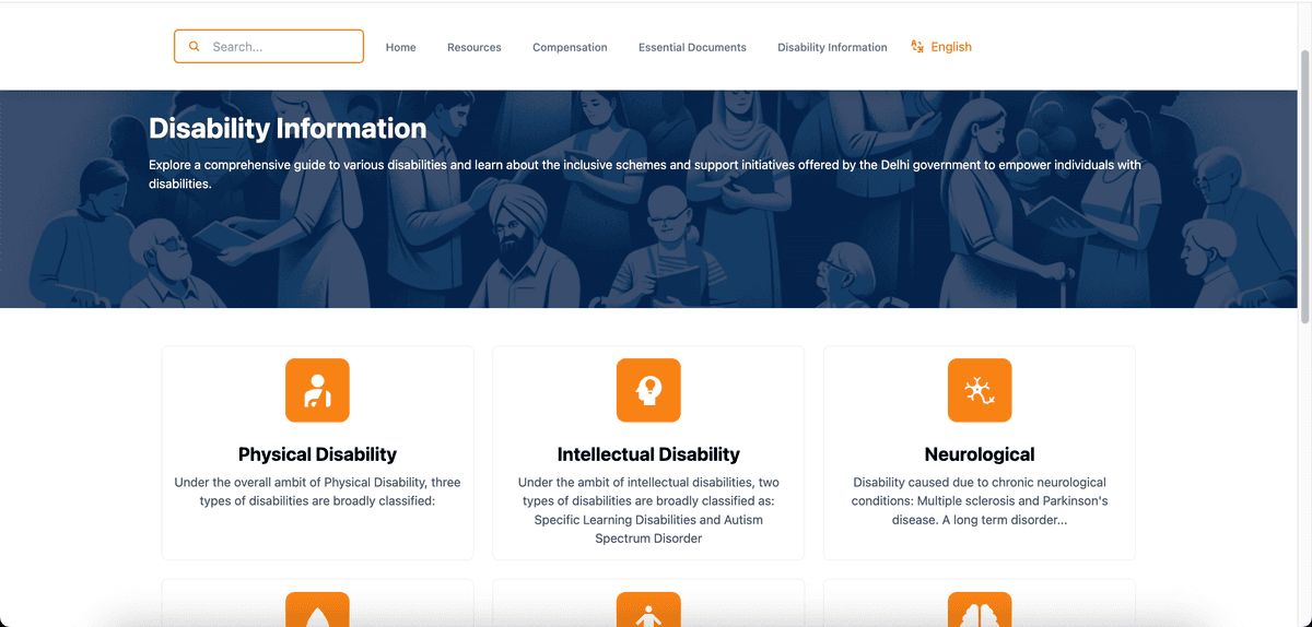 Disability Information Section