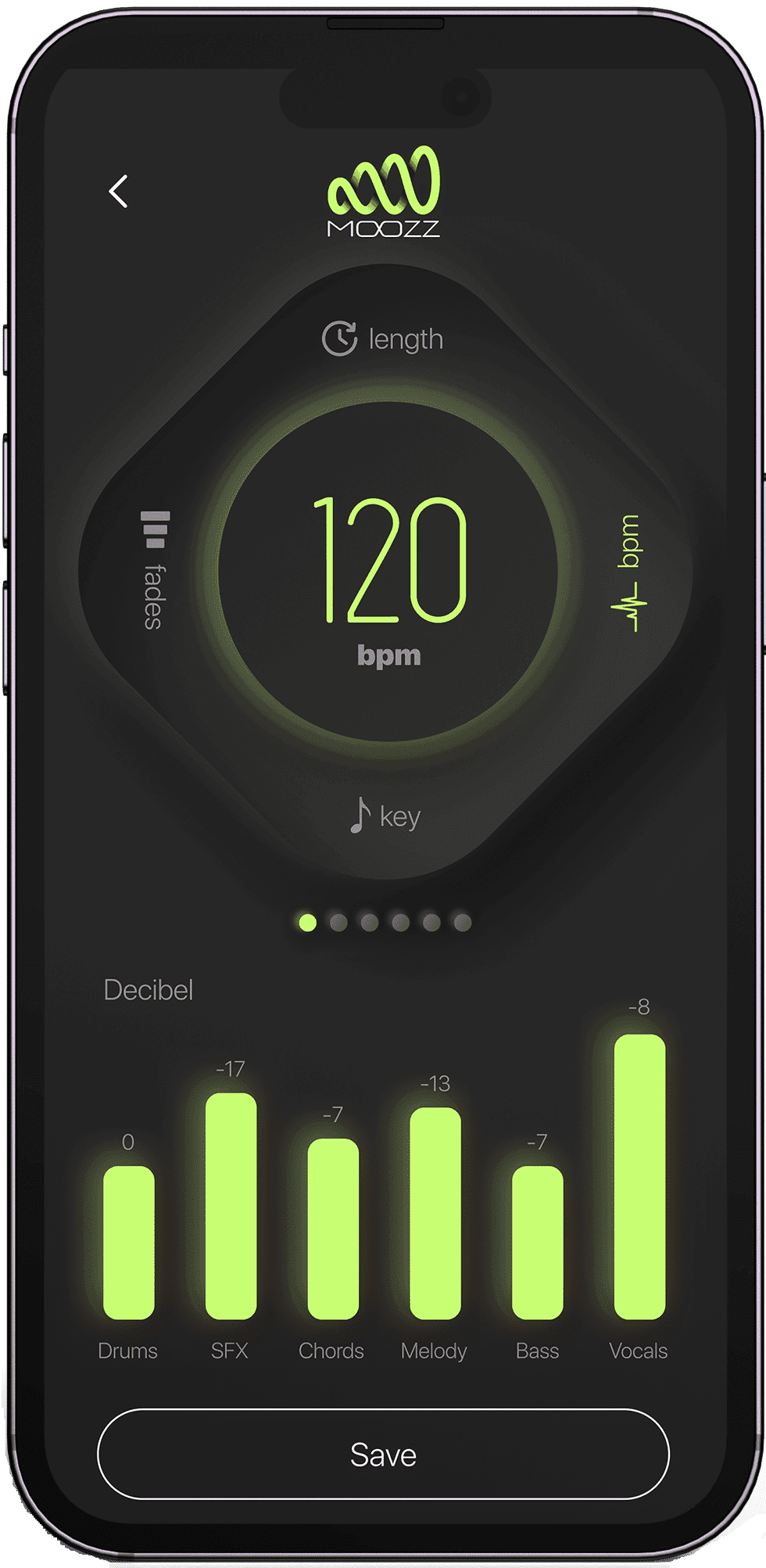 Moozz Audio Editor Interface